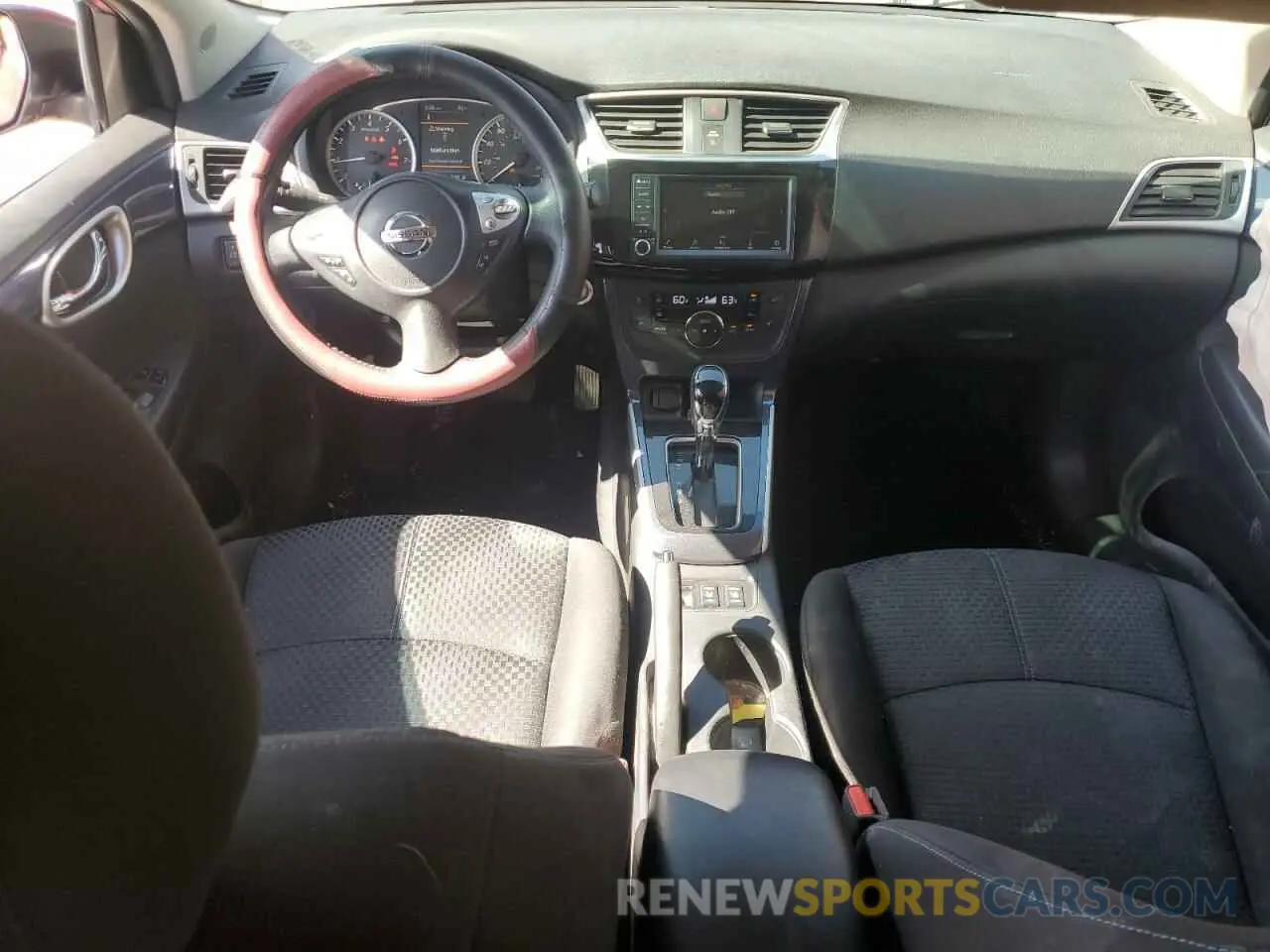 8 fotografías del automóvil dañado 3N1AB7AP4KY335566 NISSAN SENTRA 2019