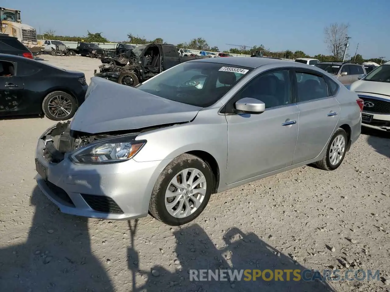 1 fotografías del automóvil dañado 3N1AB7AP4KY335826 NISSAN SENTRA 2019