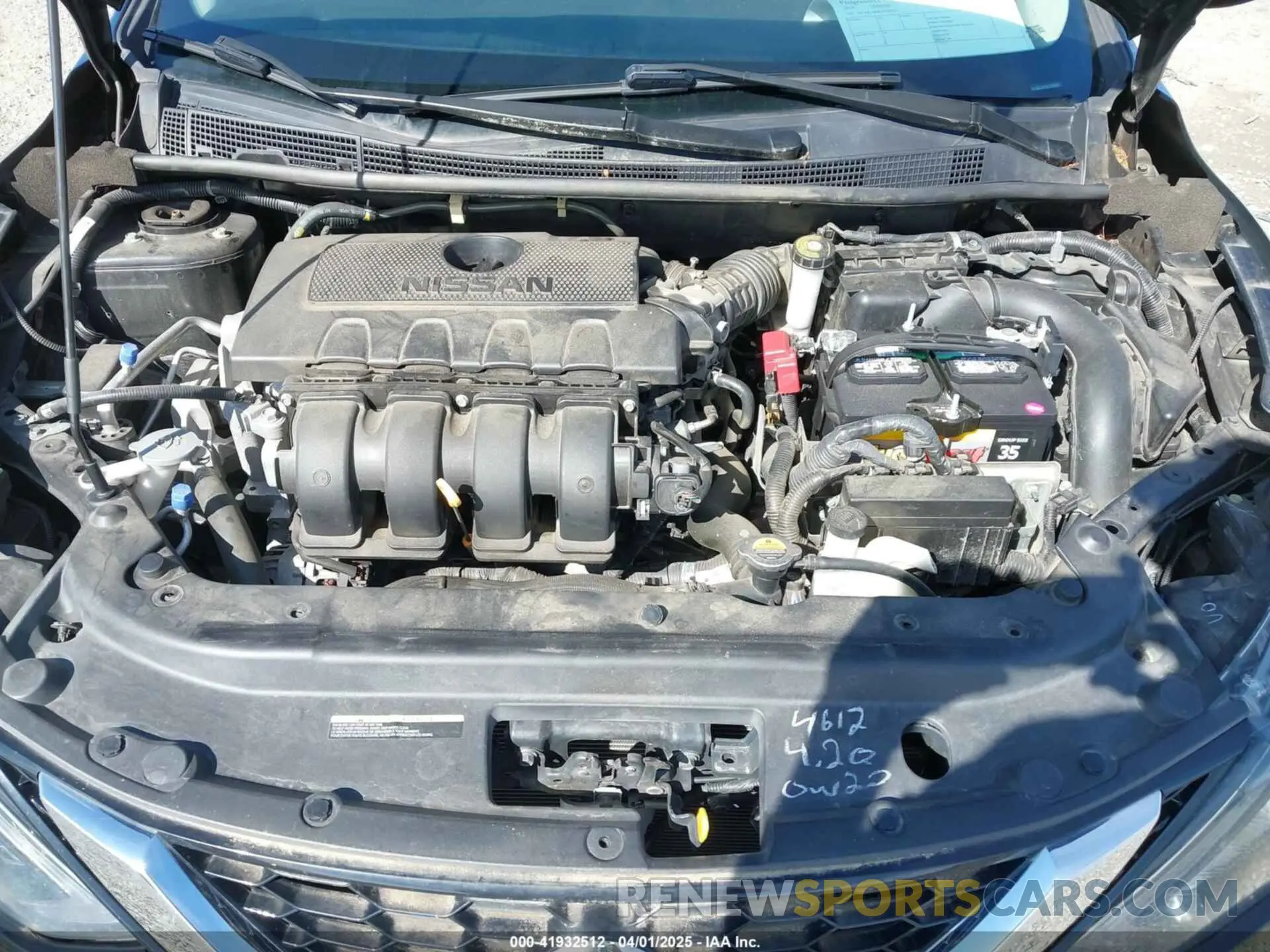 10 fotografías del automóvil dañado 3N1AB7AP4KY339553 NISSAN SENTRA 2019