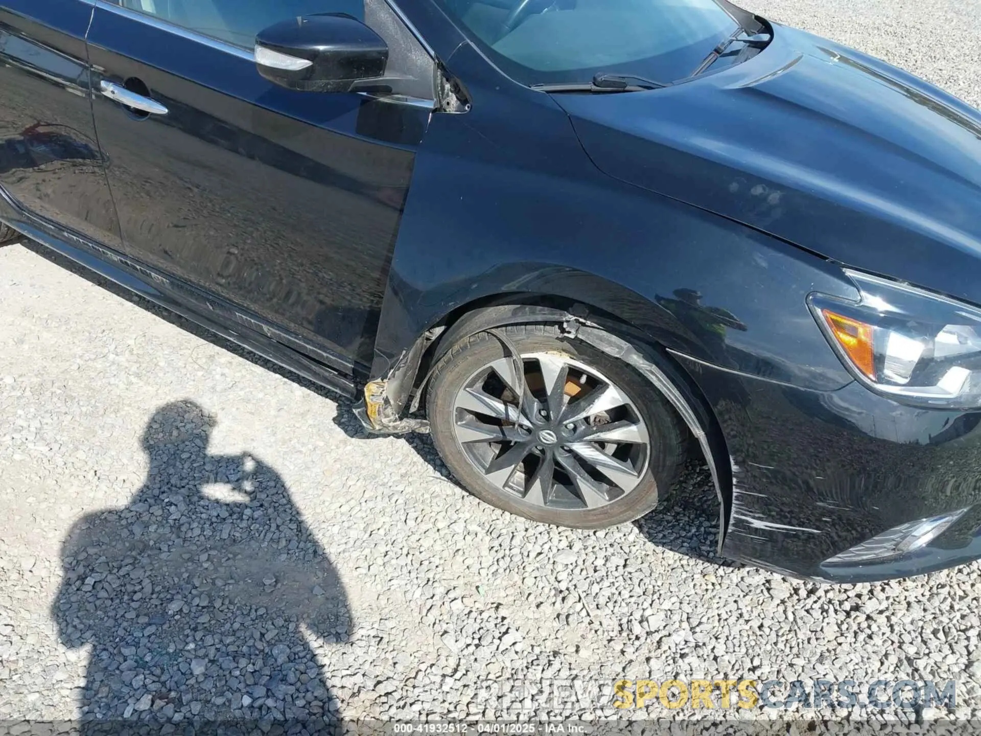 6 fotografías del automóvil dañado 3N1AB7AP4KY339553 NISSAN SENTRA 2019