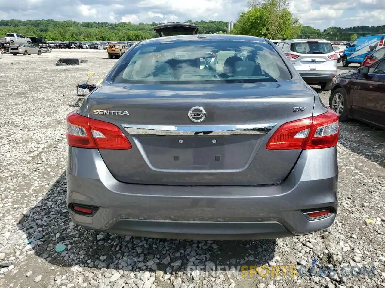 6 fotografías del automóvil dañado 3N1AB7AP4KY358863 NISSAN SENTRA 2019