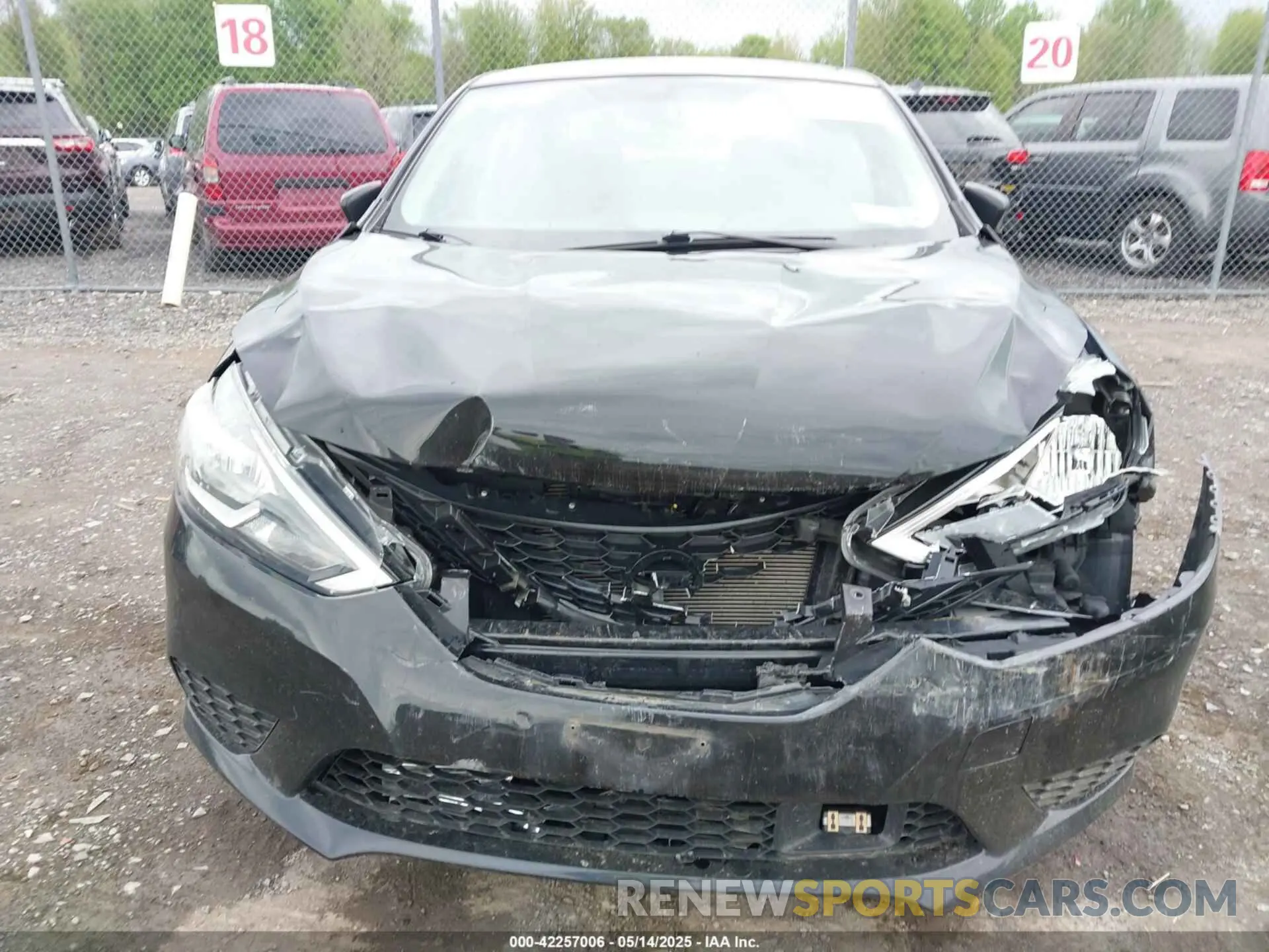6 fotografías del automóvil dañado 3N1AB7AP4KY363948 NISSAN SENTRA 2019