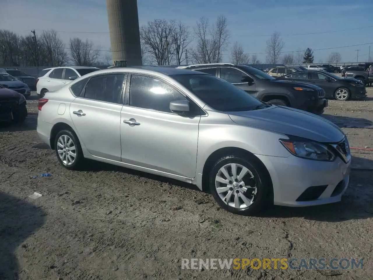 4 fotografías del automóvil dañado 3N1AB7AP4KY382497 NISSAN SENTRA 2019