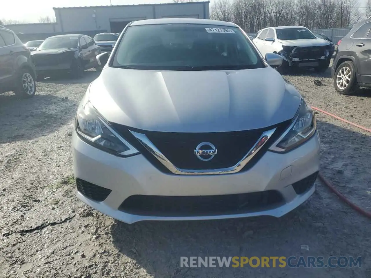 5 fotografías del automóvil dañado 3N1AB7AP4KY382497 NISSAN SENTRA 2019