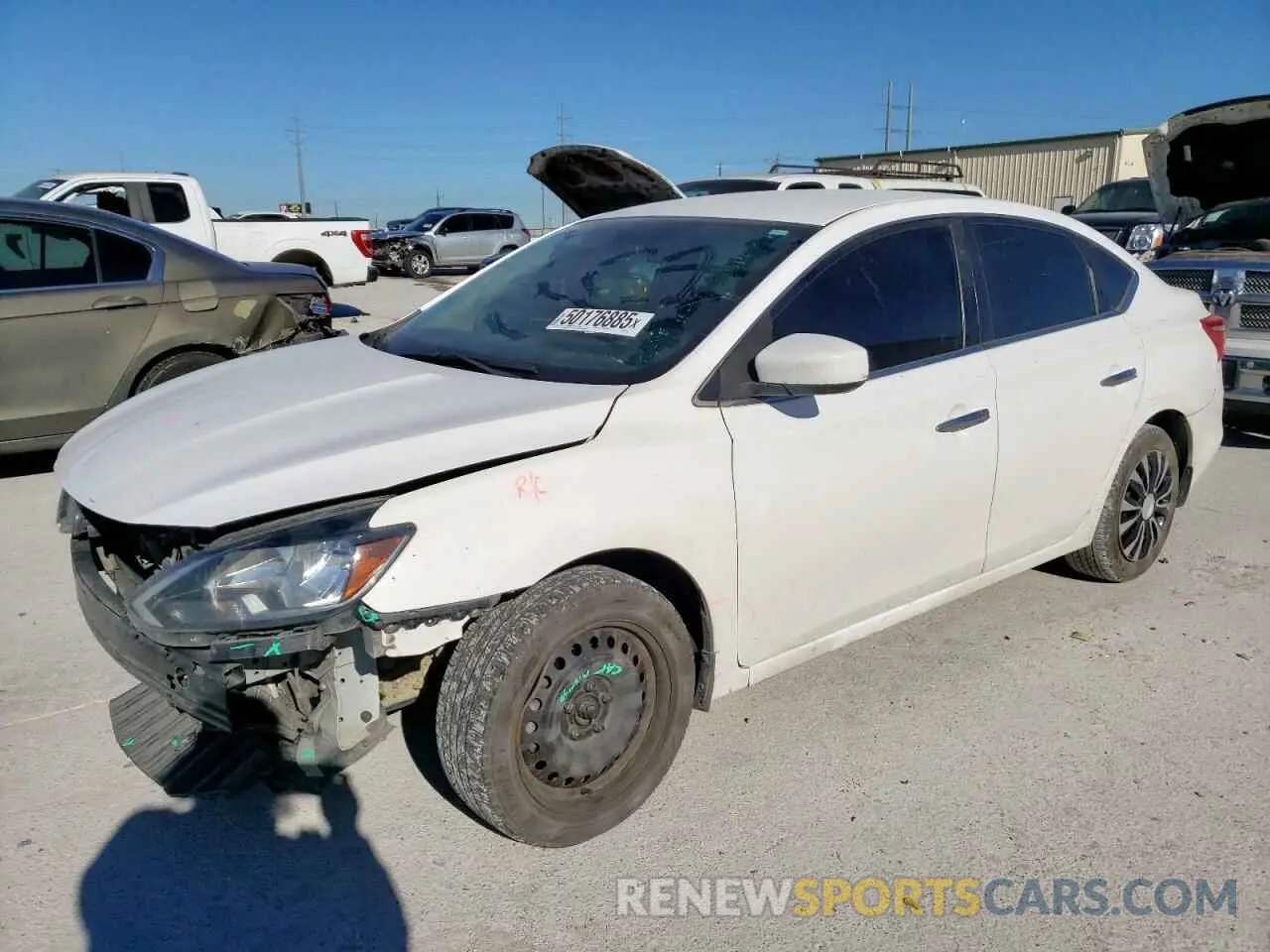 1 fotografías del automóvil dañado 3N1AB7AP4KY394861 NISSAN SENTRA 2019