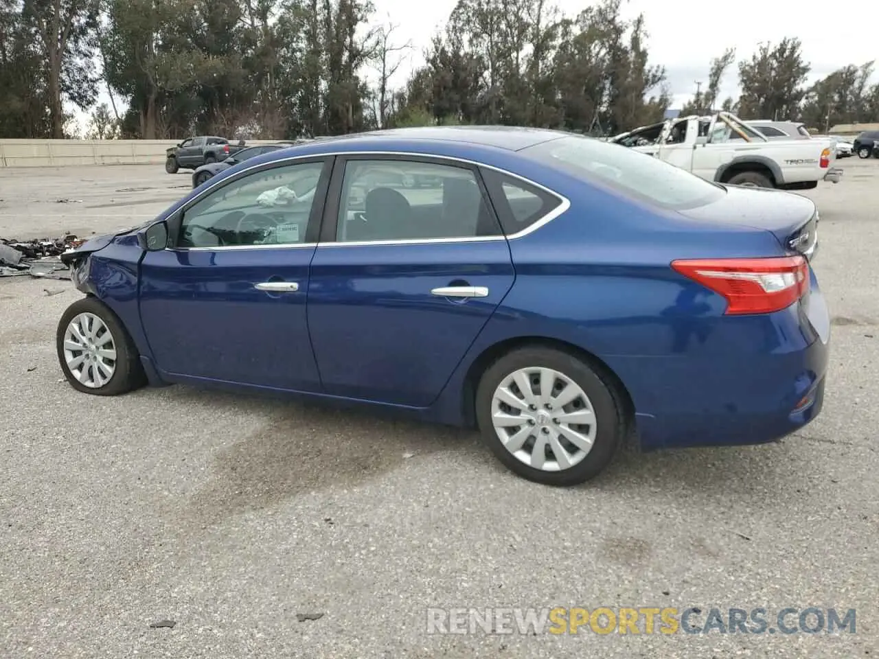 2 fotografías del automóvil dañado 3N1AB7AP4KY397467 NISSAN SENTRA 2019