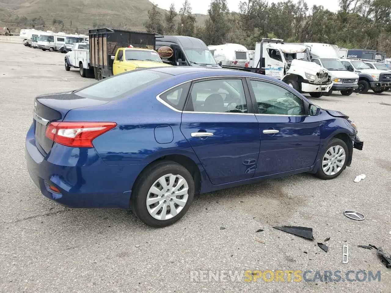 3 fotografías del automóvil dañado 3N1AB7AP4KY397467 NISSAN SENTRA 2019
