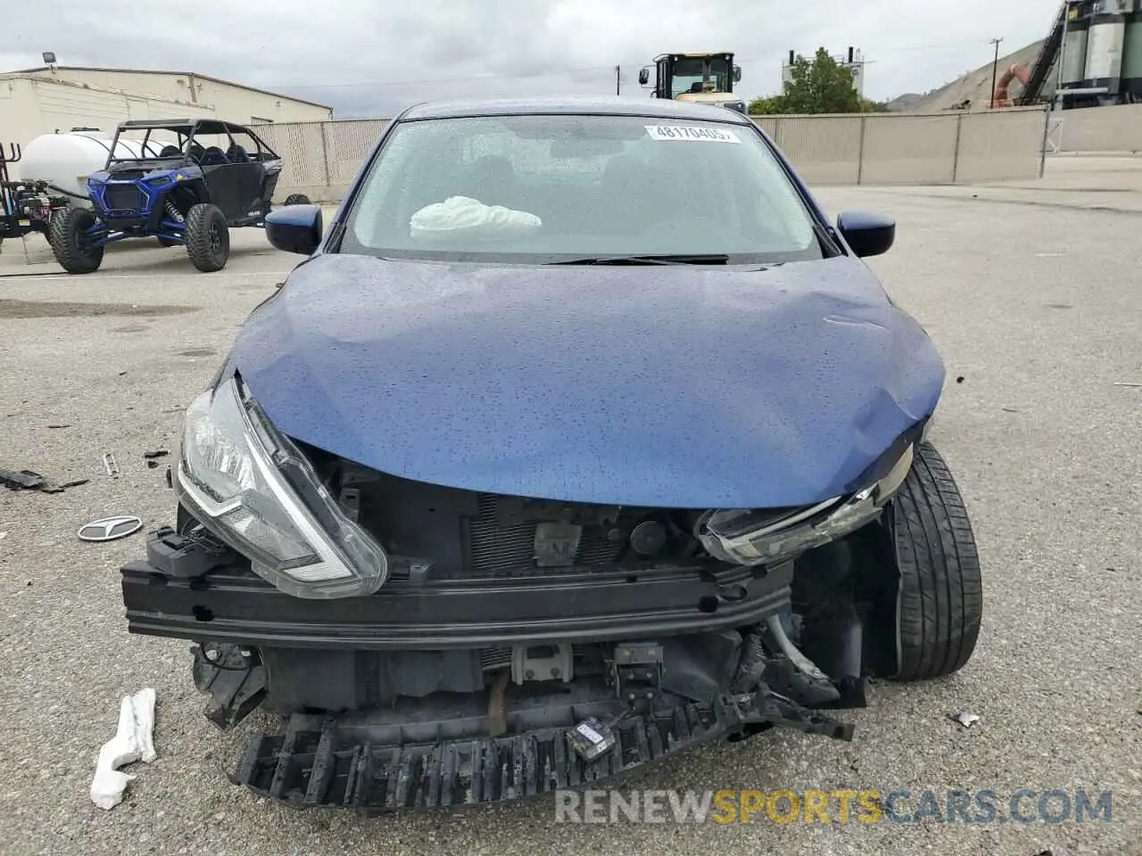 5 fotografías del automóvil dañado 3N1AB7AP4KY397467 NISSAN SENTRA 2019