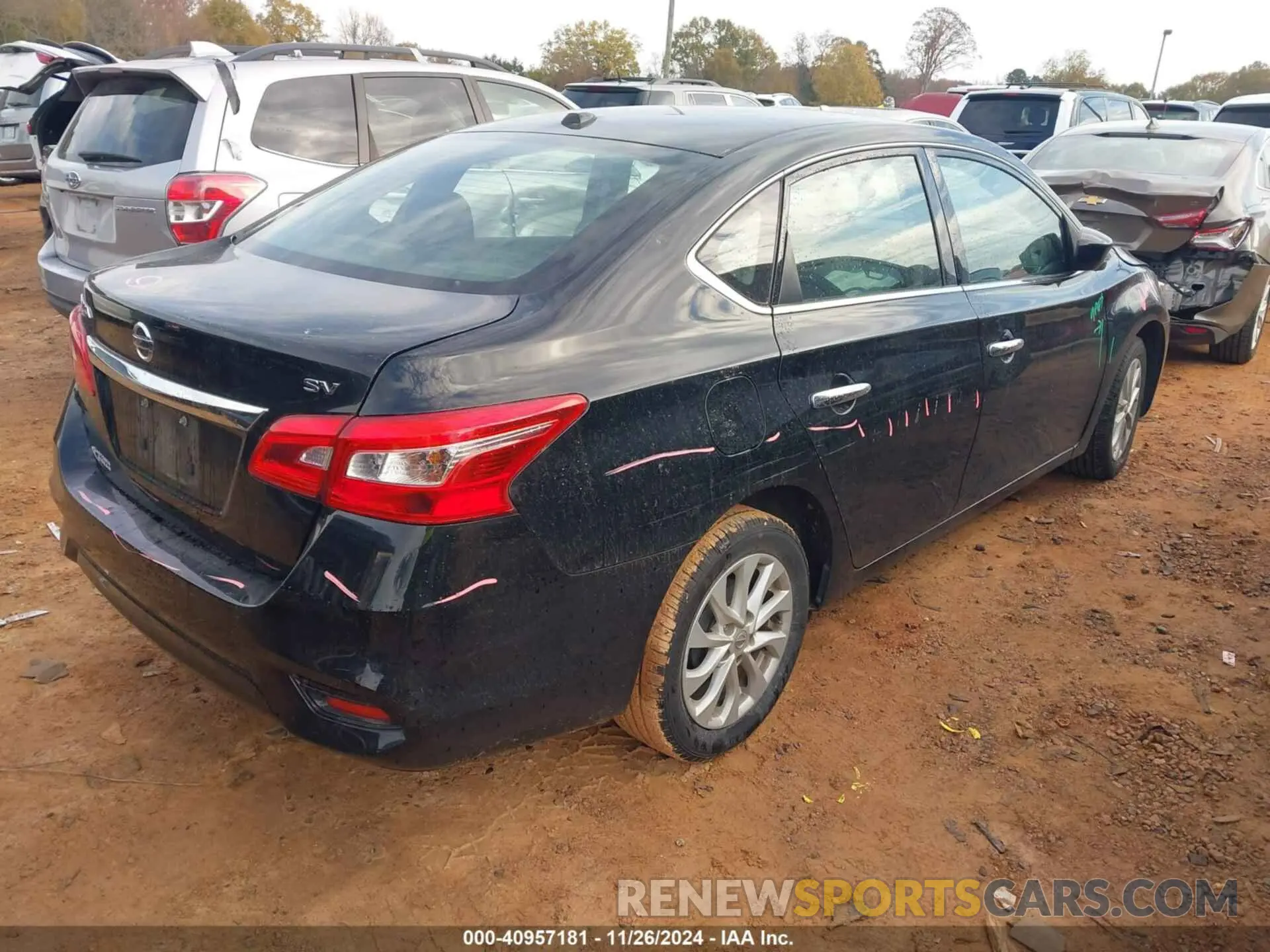 4 fotografías del automóvil dañado 3N1AB7AP4KY397601 NISSAN SENTRA 2019