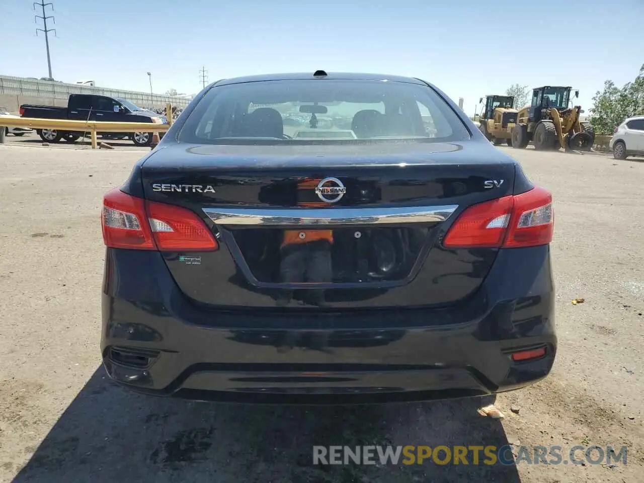 6 fotografías del automóvil dañado 3N1AB7AP4KY399008 NISSAN SENTRA 2019