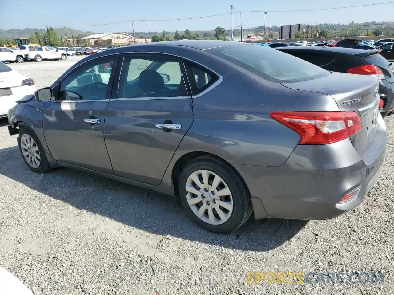 2 fotografías del automóvil dañado 3N1AB7AP4KY402067 NISSAN SENTRA 2019