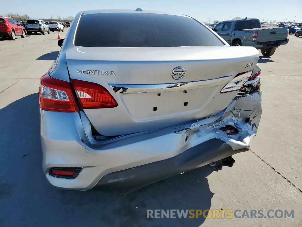 6 fotografías del automóvil dañado 3N1AB7AP4KY407902 NISSAN SENTRA 2019