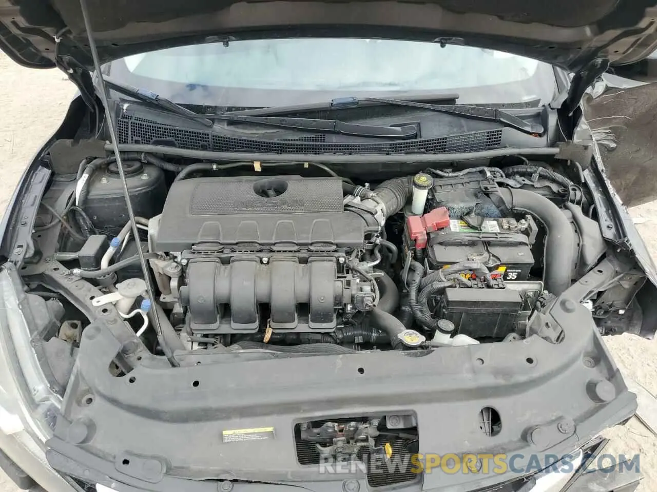12 fotografías del automóvil dañado 3N1AB7AP4KY413893 NISSAN SENTRA 2019