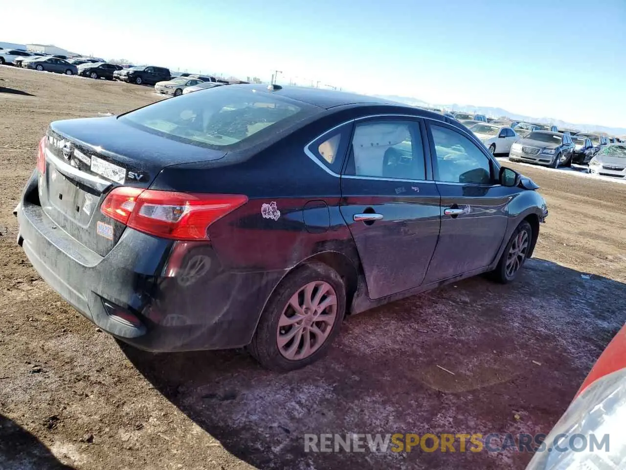3 fotografías del automóvil dañado 3N1AB7AP4KY416518 NISSAN SENTRA 2019