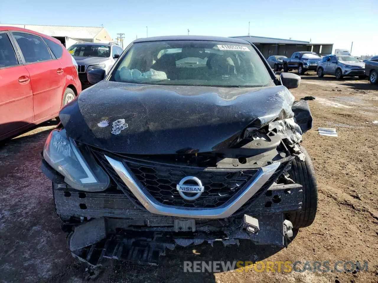 5 fotografías del automóvil dañado 3N1AB7AP4KY416518 NISSAN SENTRA 2019