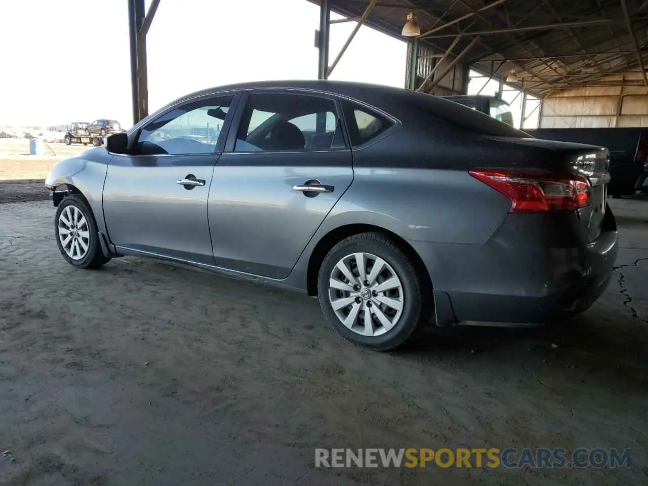 2 fotografías del automóvil dañado 3N1AB7AP4KY416597 NISSAN SENTRA 2019