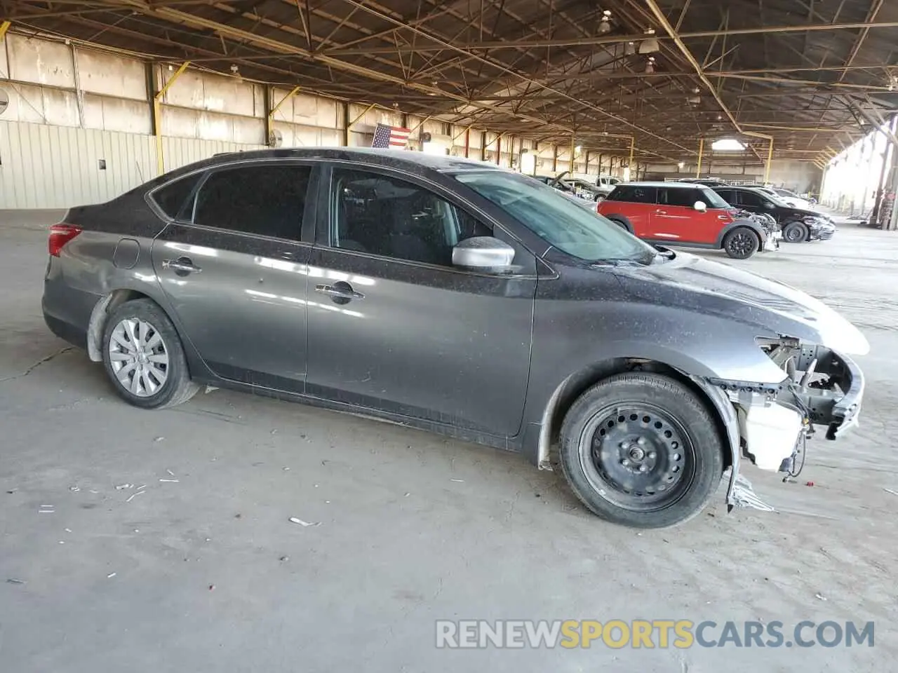 4 fotografías del automóvil dañado 3N1AB7AP4KY416597 NISSAN SENTRA 2019