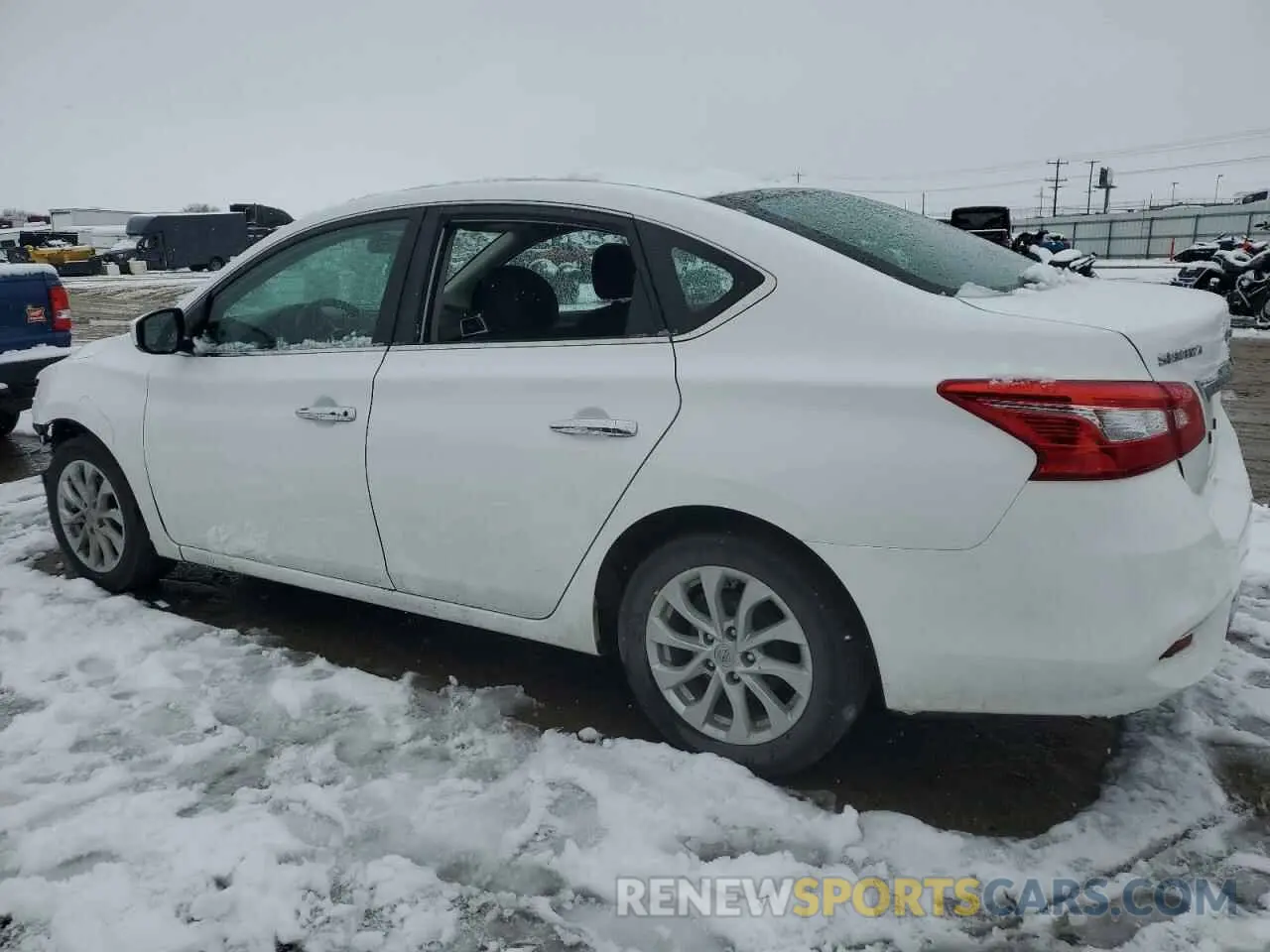 2 fotografías del automóvil dañado 3N1AB7AP4KY433836 NISSAN SENTRA 2019