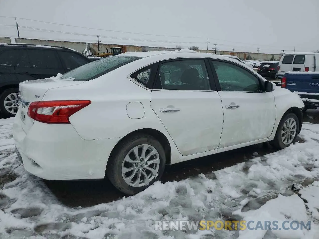 3 fotografías del automóvil dañado 3N1AB7AP4KY433836 NISSAN SENTRA 2019