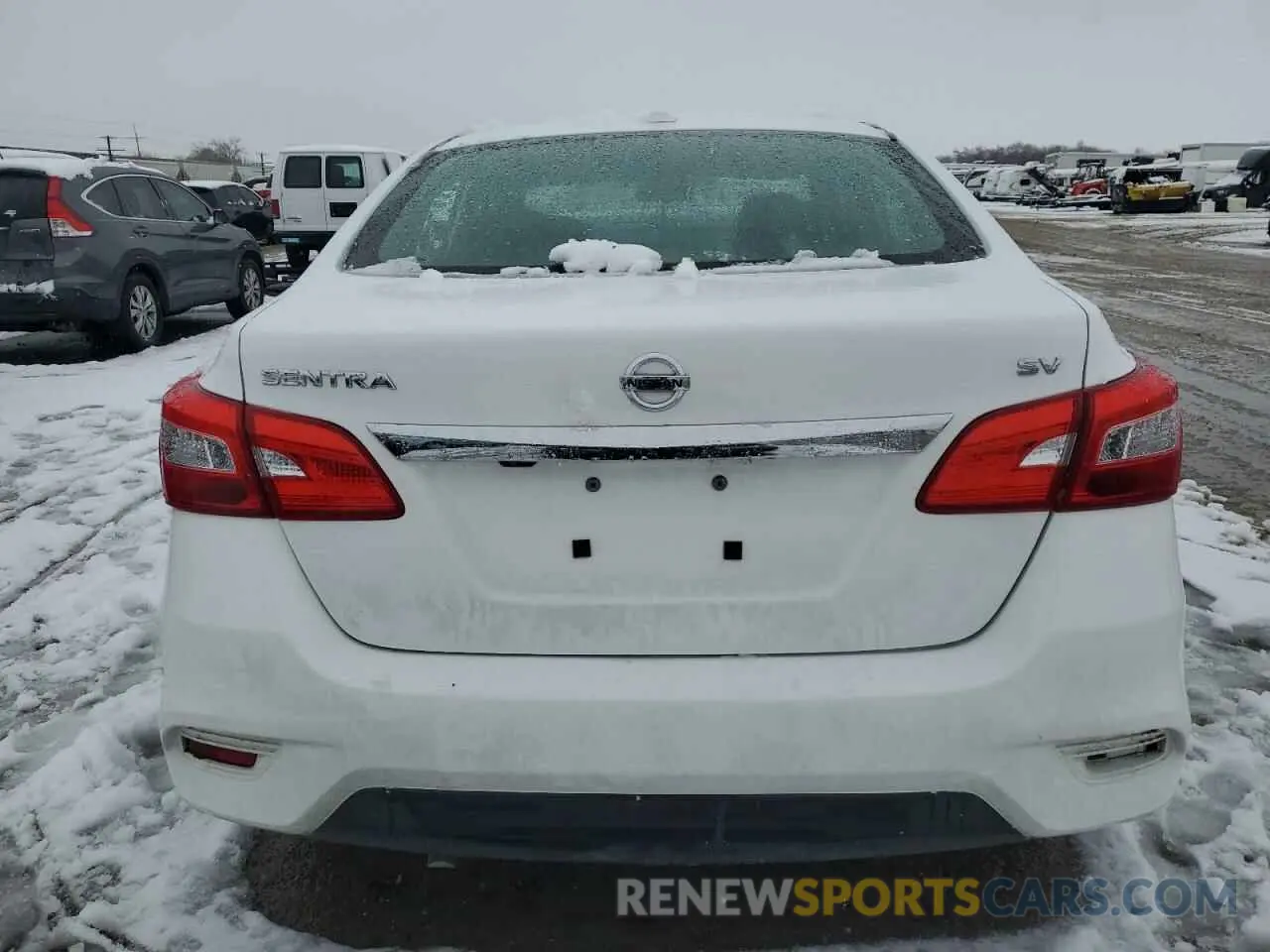 6 fotografías del automóvil dañado 3N1AB7AP4KY433836 NISSAN SENTRA 2019