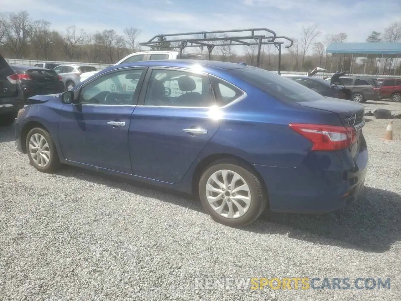 2 fotografías del automóvil dañado 3N1AB7AP4KY434825 NISSAN SENTRA 2019