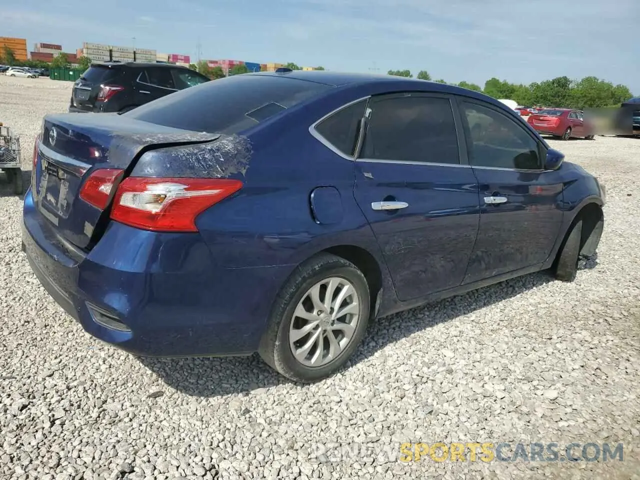 3 fotografías del automóvil dañado 3N1AB7AP4KY435750 NISSAN SENTRA 2019