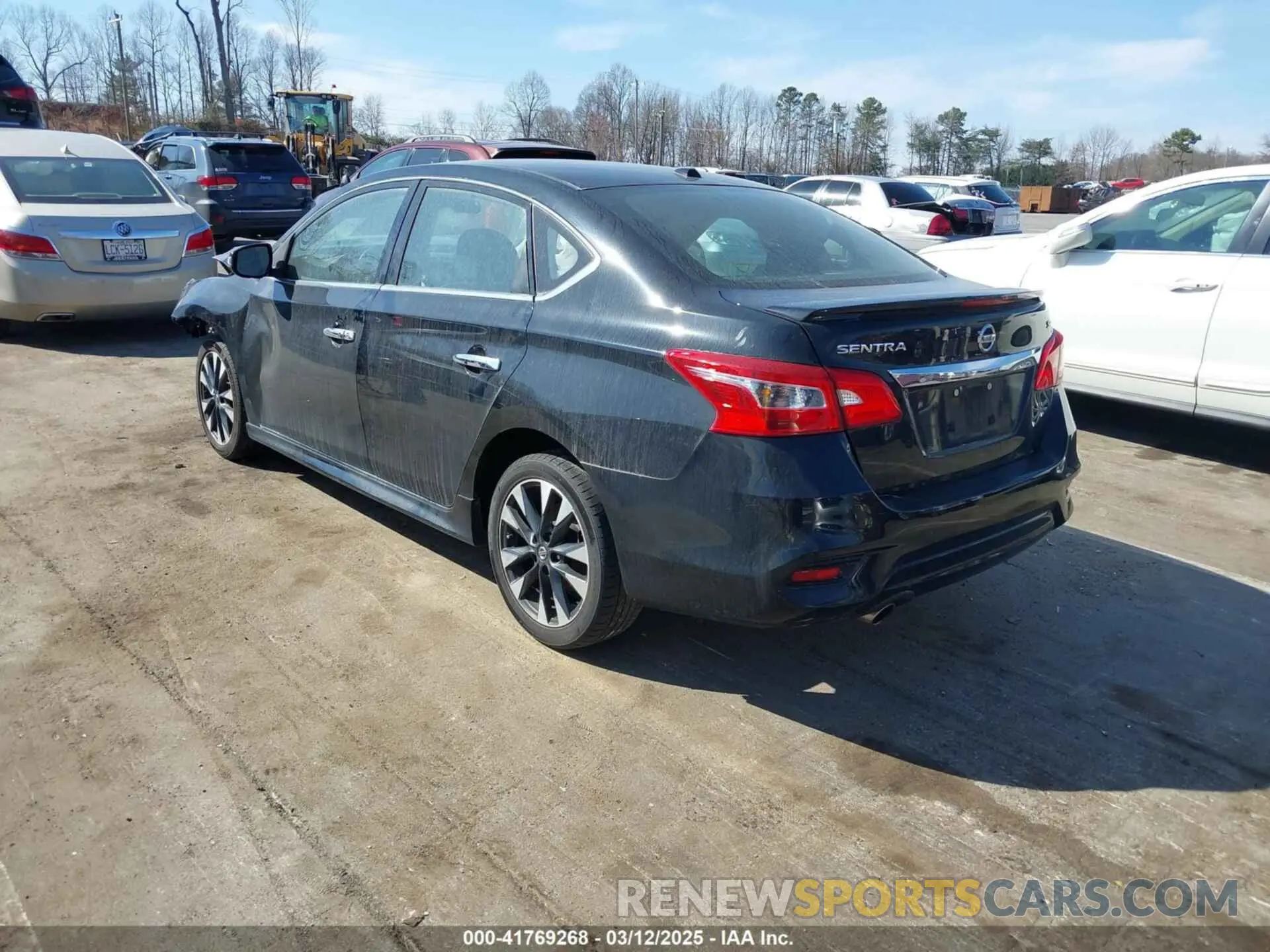 3 fotografías del automóvil dañado 3N1AB7AP4KY443055 NISSAN SENTRA 2019