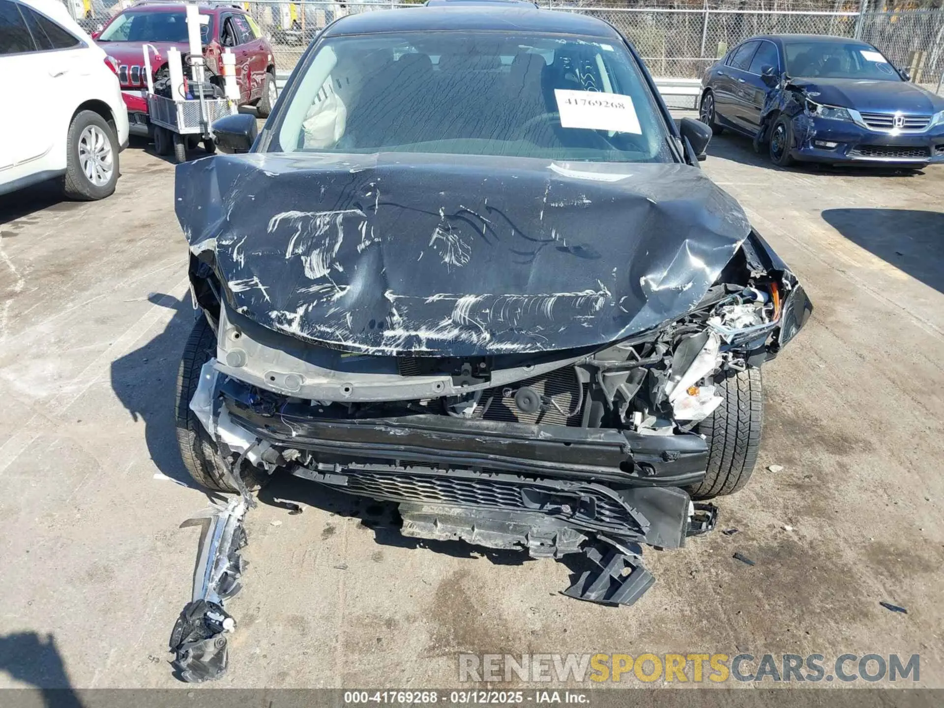 6 fotografías del automóvil dañado 3N1AB7AP4KY443055 NISSAN SENTRA 2019