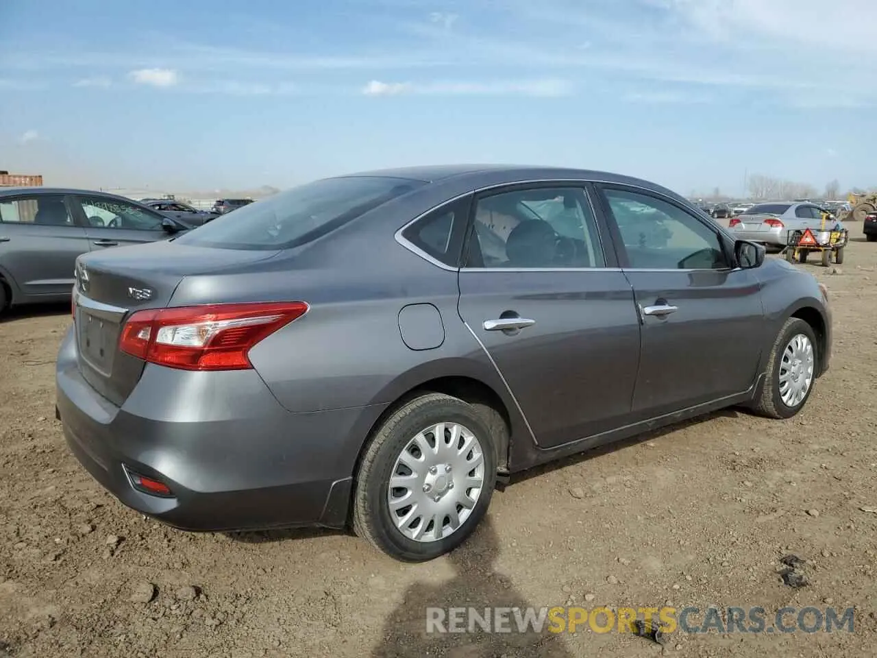 3 fotografías del automóvil dañado 3N1AB7AP4KY454881 NISSAN SENTRA 2019
