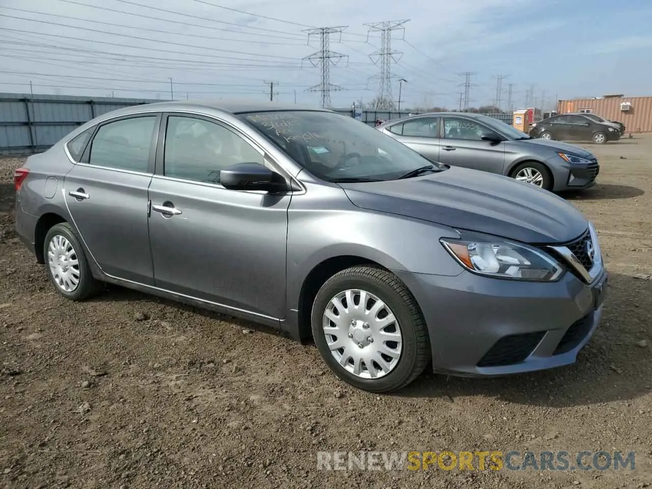 4 fotografías del automóvil dañado 3N1AB7AP4KY454881 NISSAN SENTRA 2019