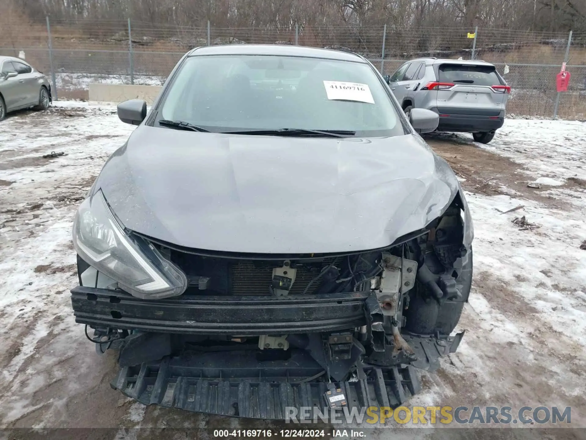 12 fotografías del automóvil dañado 3N1AB7AP5KL606132 NISSAN SENTRA 2019