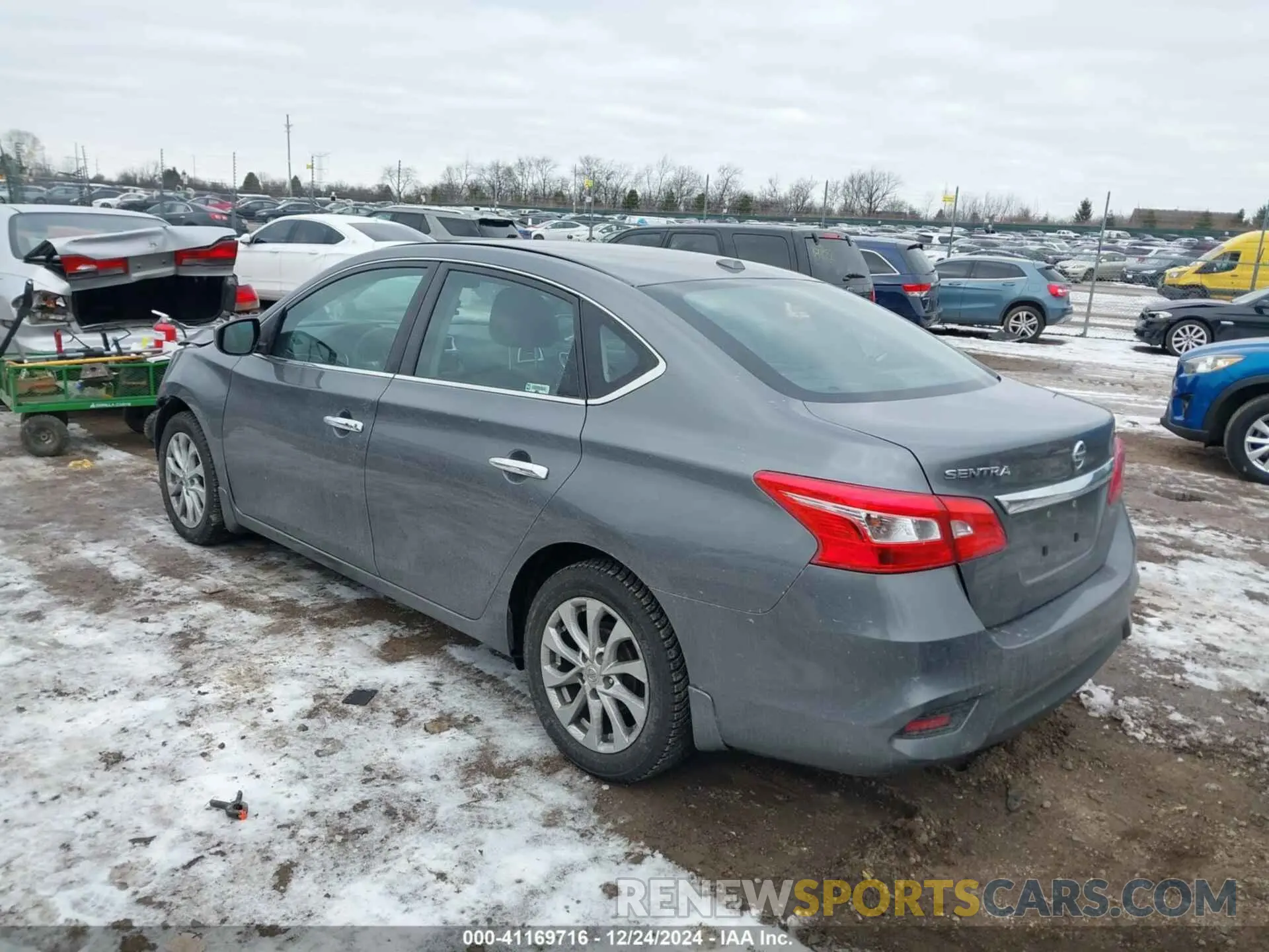 3 fotografías del automóvil dañado 3N1AB7AP5KL606132 NISSAN SENTRA 2019