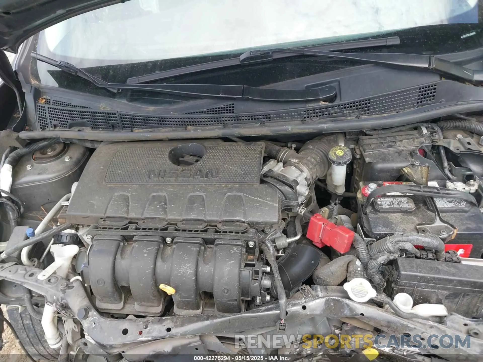 10 fotografías del automóvil dañado 3N1AB7AP5KL608981 NISSAN SENTRA 2019