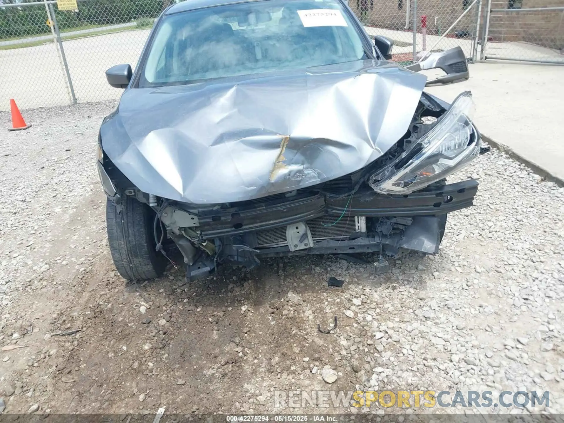 6 fotografías del automóvil dañado 3N1AB7AP5KL608981 NISSAN SENTRA 2019