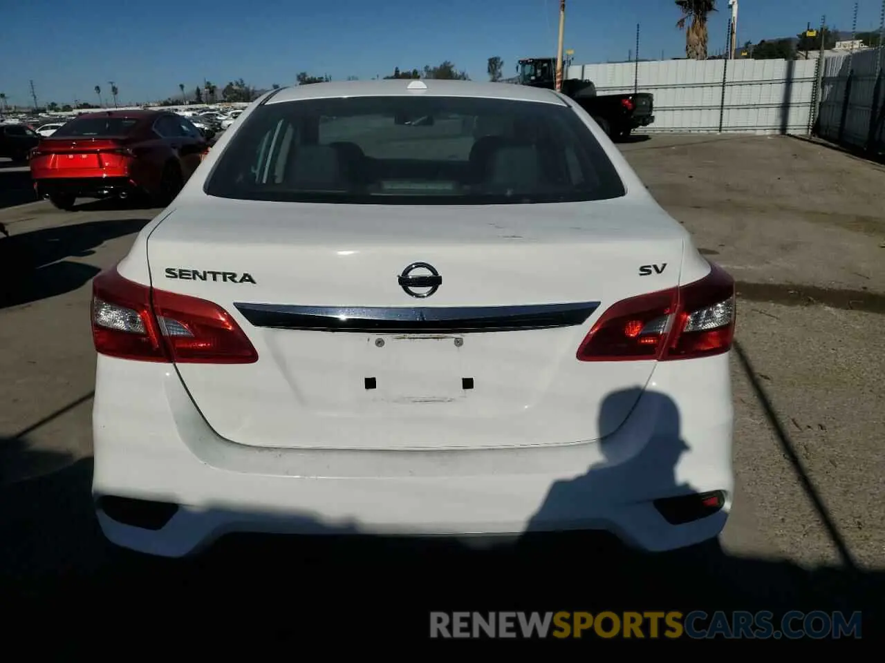 6 fotografías del automóvil dañado 3N1AB7AP5KL612660 NISSAN SENTRA 2019