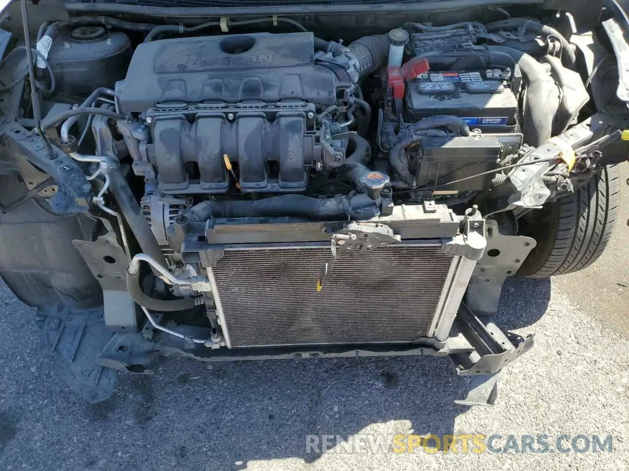 11 fotografías del automóvil dañado 3N1AB7AP5KL622847 NISSAN SENTRA 2019
