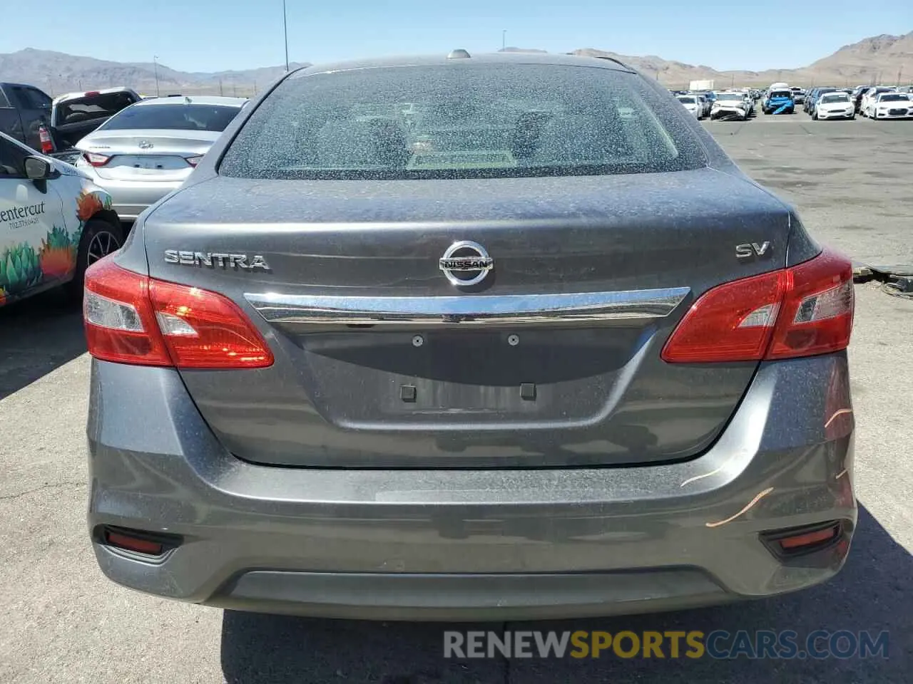 6 fotografías del automóvil dañado 3N1AB7AP5KL622847 NISSAN SENTRA 2019