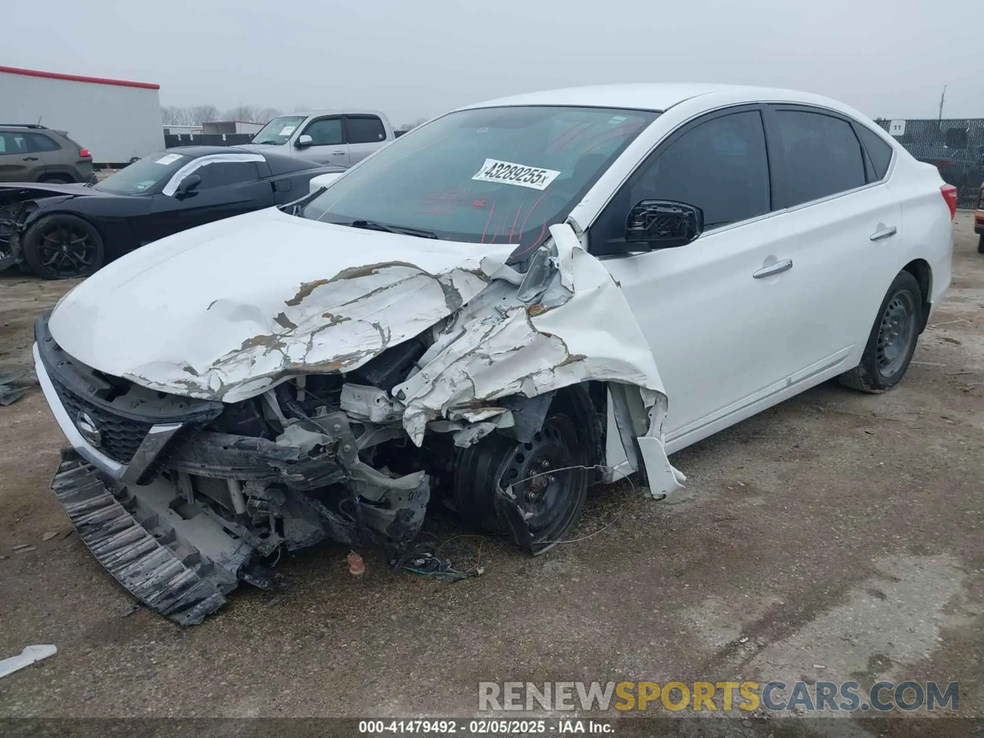 2 fotografías del automóvil dañado 3N1AB7AP5KY203223 NISSAN SENTRA 2019