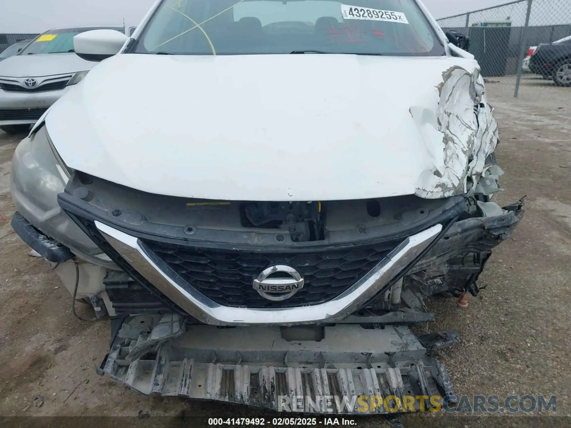 6 fotografías del automóvil dañado 3N1AB7AP5KY203223 NISSAN SENTRA 2019