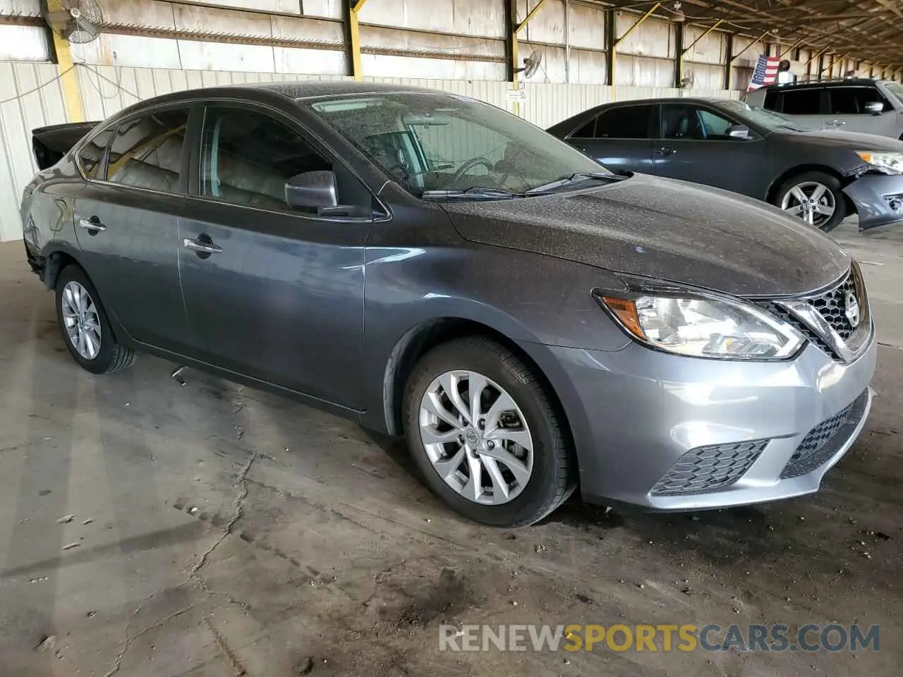 4 fotografías del automóvil dañado 3N1AB7AP5KY211998 NISSAN SENTRA 2019