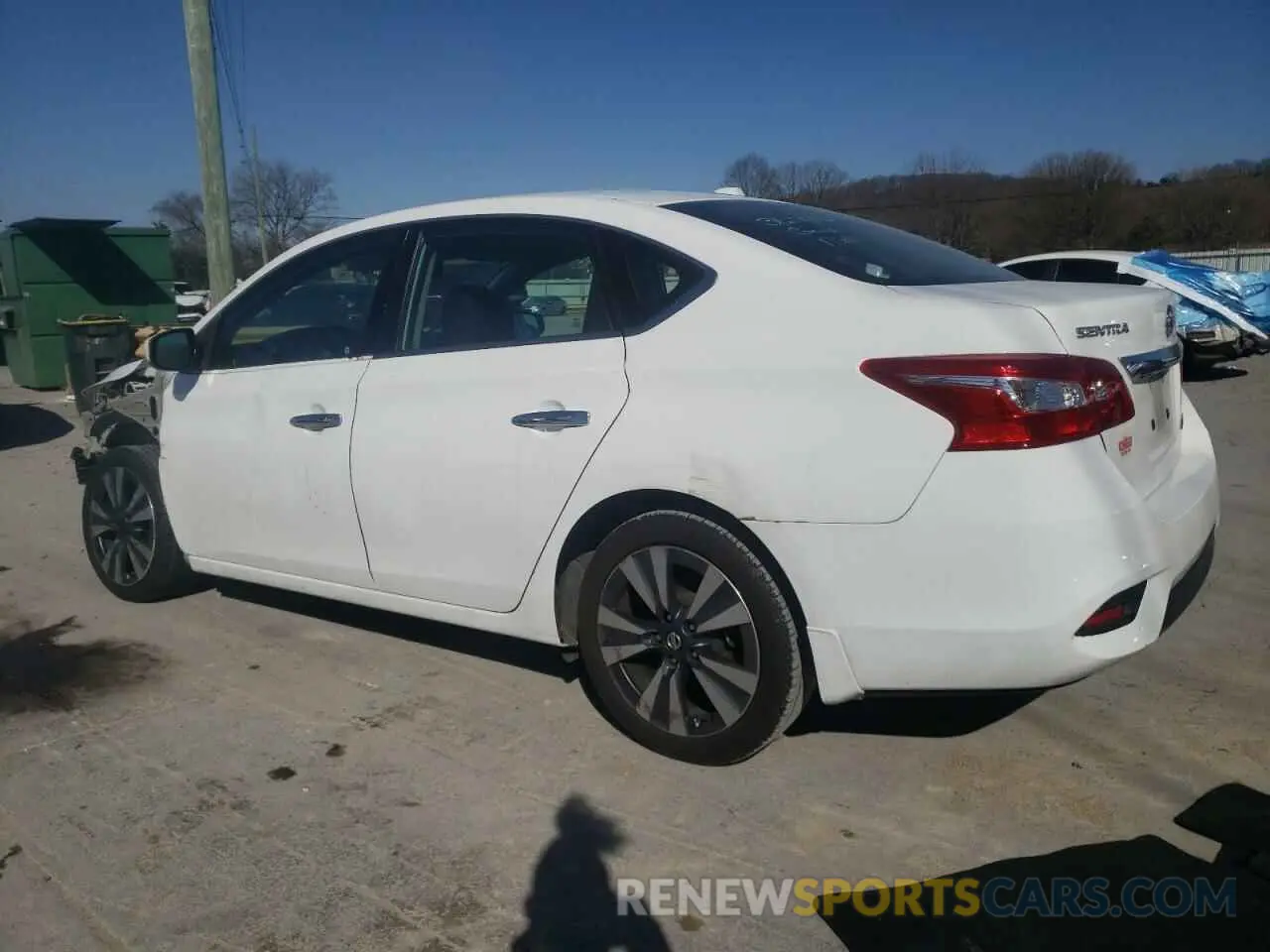 2 fotografías del automóvil dañado 3N1AB7AP5KY214173 NISSAN SENTRA 2019