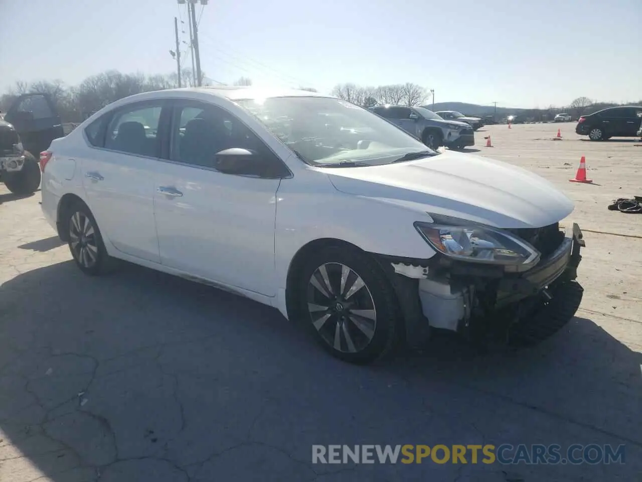 4 fotografías del automóvil dañado 3N1AB7AP5KY214173 NISSAN SENTRA 2019