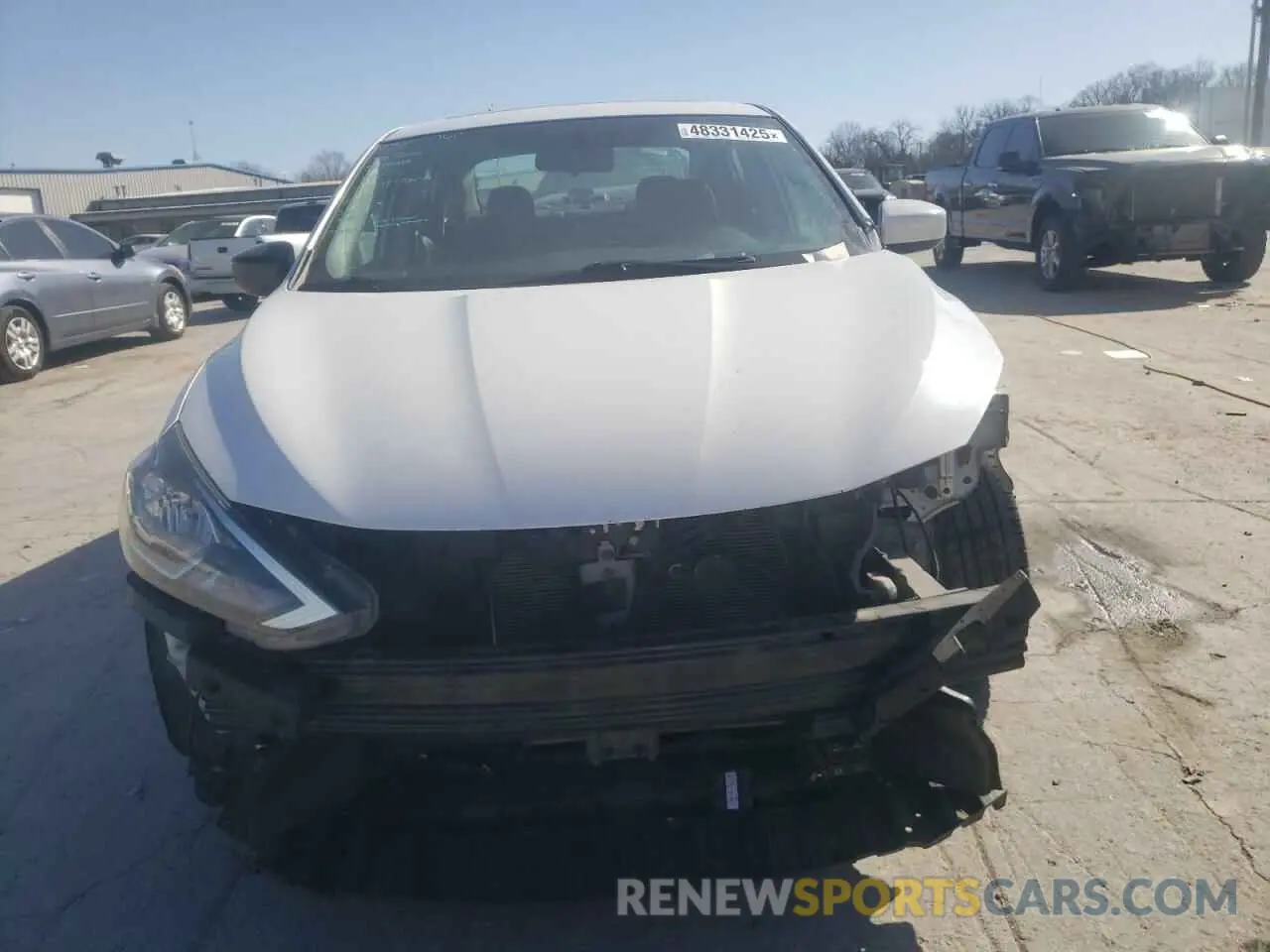 5 fotografías del automóvil dañado 3N1AB7AP5KY214173 NISSAN SENTRA 2019