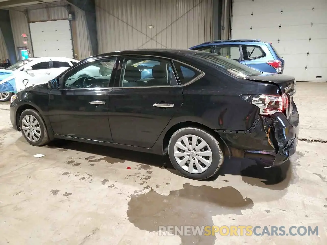 2 fotografías del automóvil dañado 3N1AB7AP5KY219129 NISSAN SENTRA 2019
