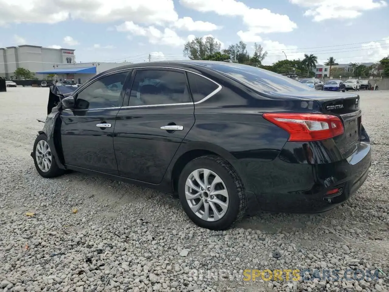 2 fotografías del automóvil dañado 3N1AB7AP5KY221043 NISSAN SENTRA 2019