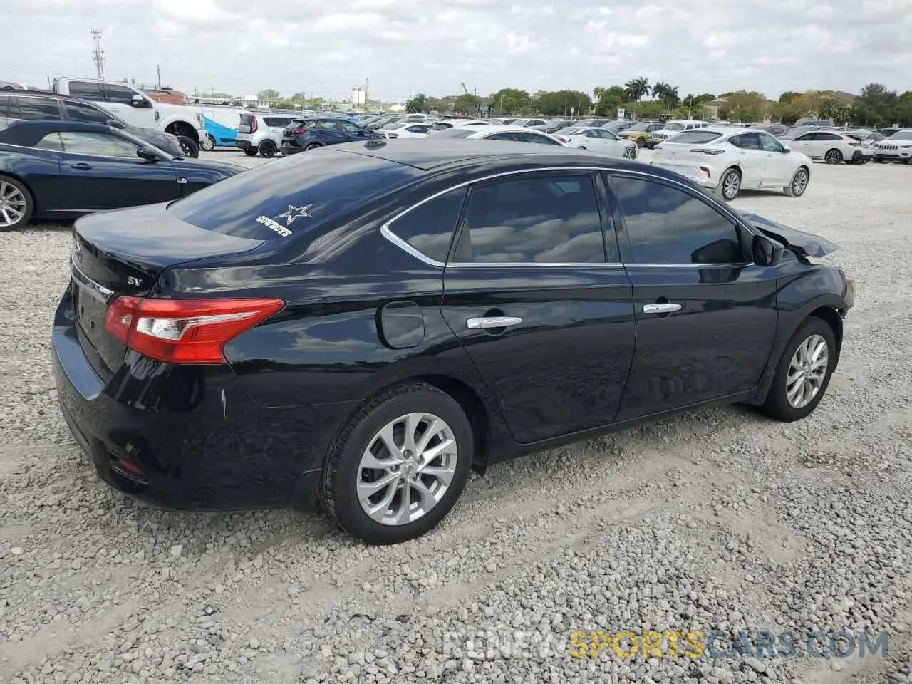 3 fotografías del automóvil dañado 3N1AB7AP5KY221043 NISSAN SENTRA 2019