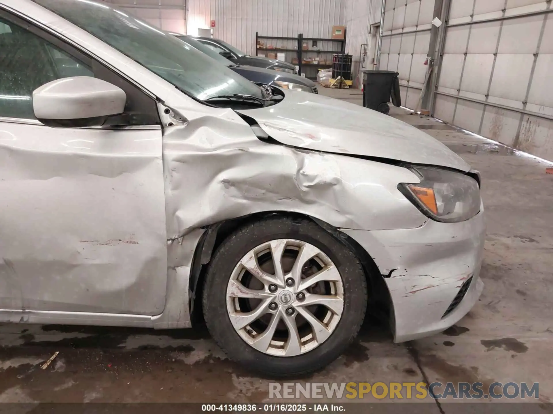 6 fotografías del automóvil dañado 3N1AB7AP5KY256696 NISSAN SENTRA 2019