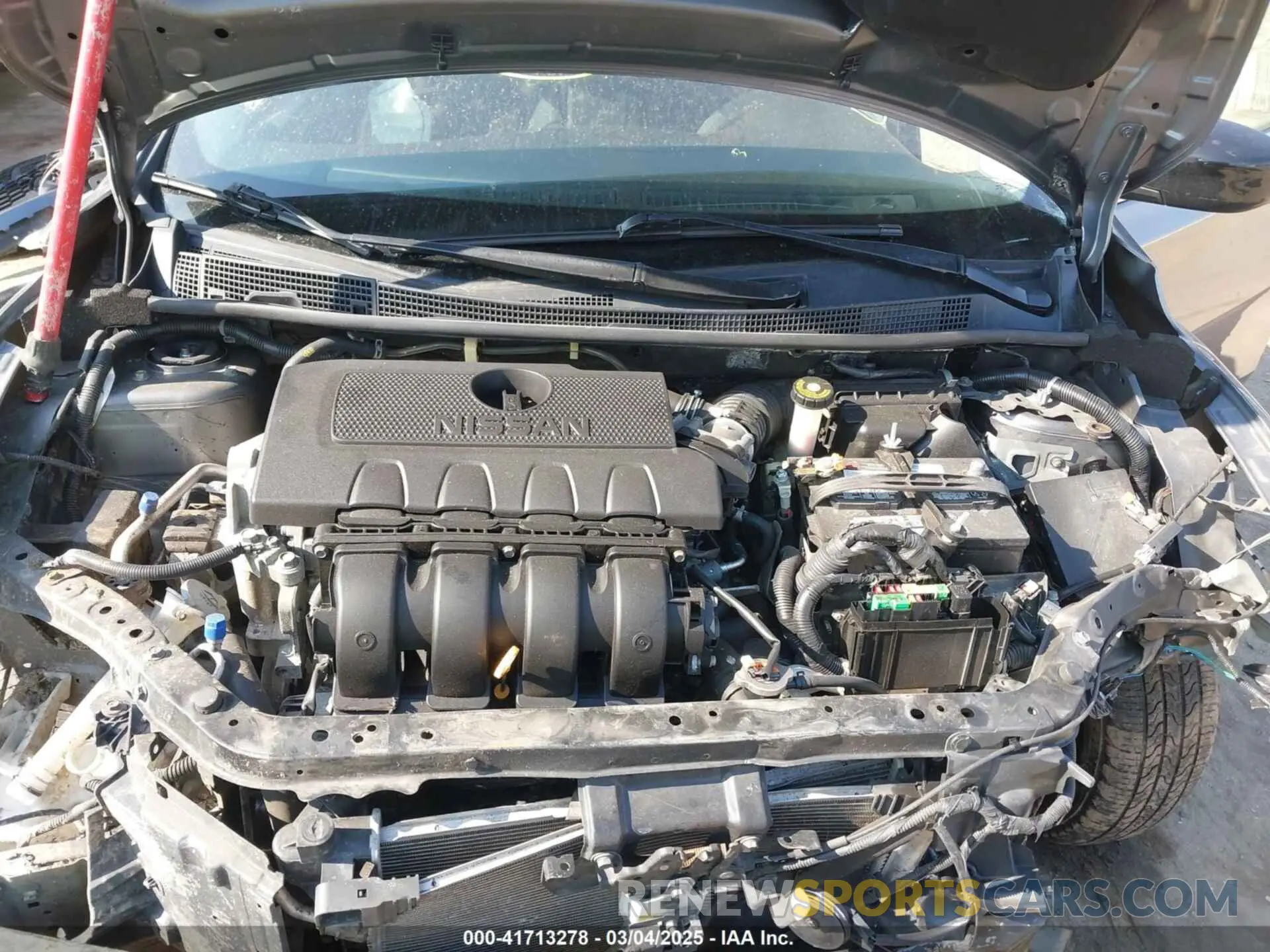 10 fotografías del automóvil dañado 3N1AB7AP5KY258674 NISSAN SENTRA 2019