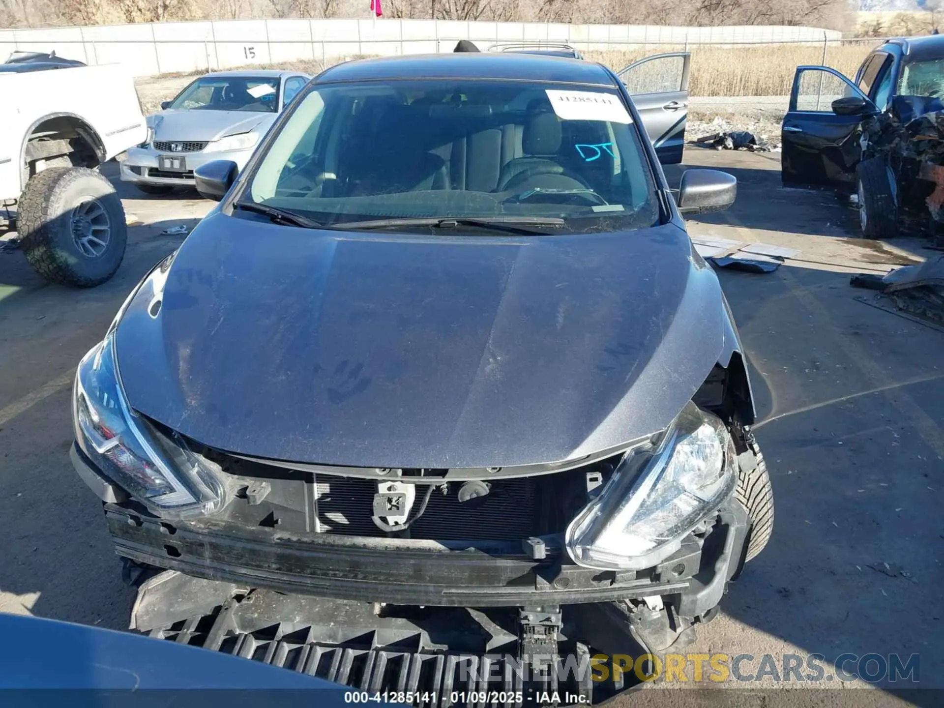 12 fotografías del automóvil dañado 3N1AB7AP5KY259520 NISSAN SENTRA 2019