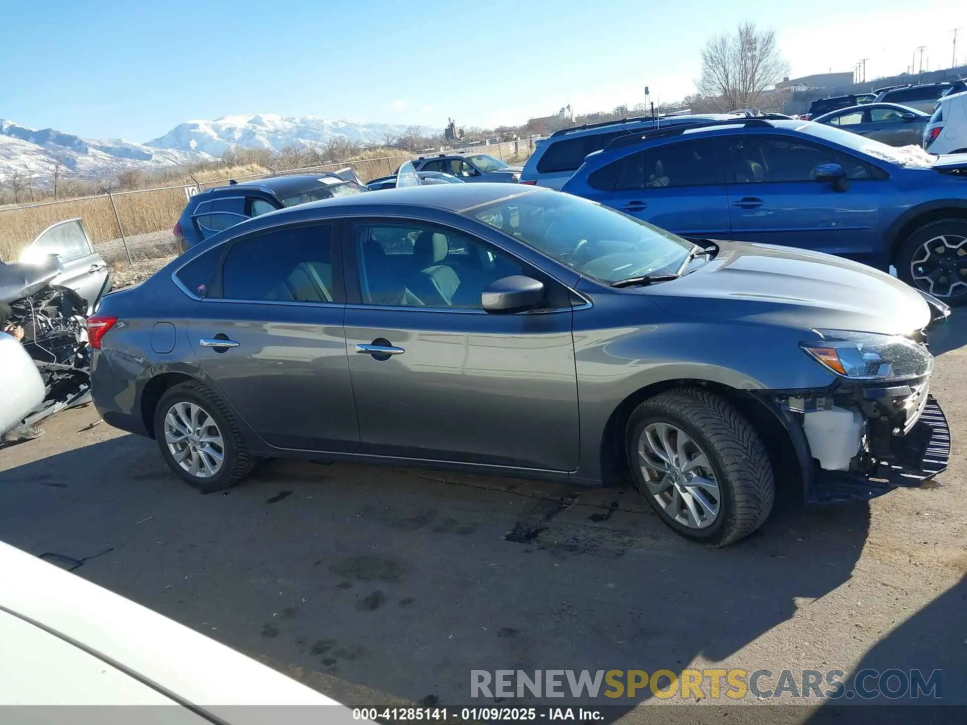 13 fotografías del automóvil dañado 3N1AB7AP5KY259520 NISSAN SENTRA 2019